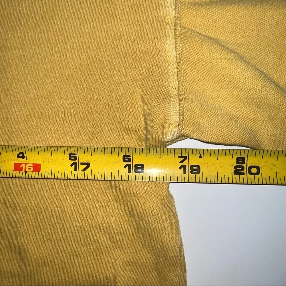 Old Navy Girls Cropped Vintage Crew Neck T-Shirt - Golden, Size XL (14-16)